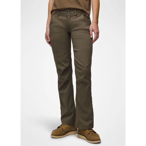 PrAna Stretch Zion Halle Deep Green Backpacking Hiking Pants Women’s Size 8 - Picture 1 of 16
